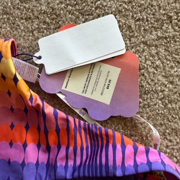 YITTY Multicolor Activewear Midi Bralette Pride Prismatic Plus Size 3X NWT - Picture 7 of 7